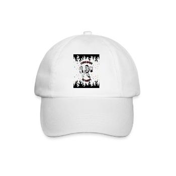 J’ÉTAIS FAIT POUR FAIRE LA FÊTE - Casquette classique - blanc/blanc - Devant