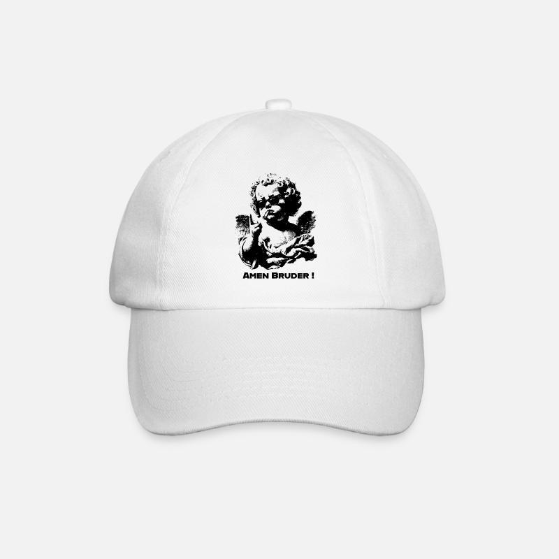Bengel - Engel - Baseballkappe - Weiß/Weiß