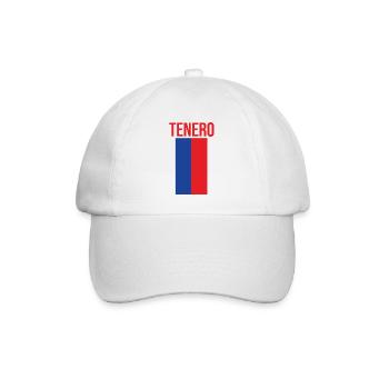 Tenero T-shirt in Ticino colors - Baseball Cap - white/white - Front