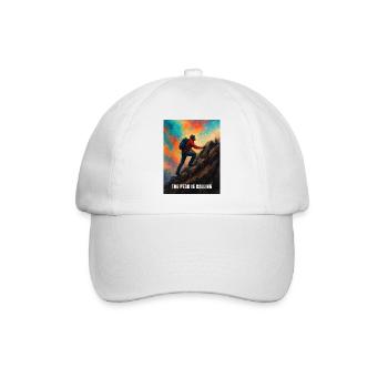 Grimpeur en quête du sommet - Casquette classique - blanc/blanc - Devant