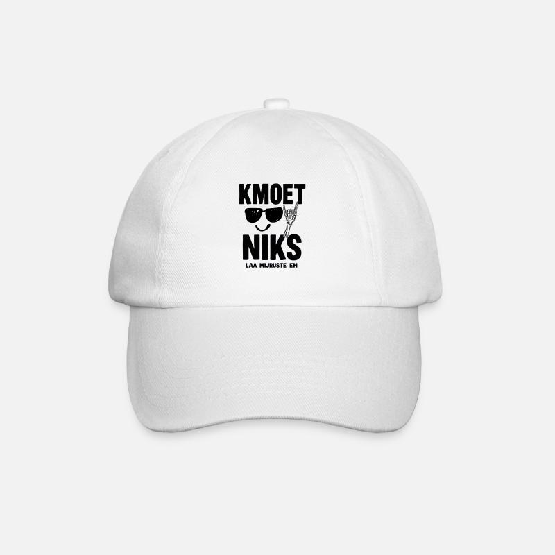 JUST DON'T HAVE TO DO ANYTHING — LAA MIJRUSTTE EH - Baseball Cap - white/white