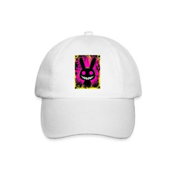 Lapin Noir Électro - Casquette classique - blanc/blanc - Devant