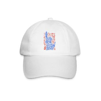 Dame liberté - Casquette classique - blanc/blanc - Devant