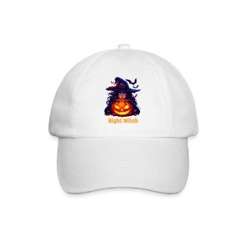 Halloween - Night Witch - Baseball Cap - white/white - Front