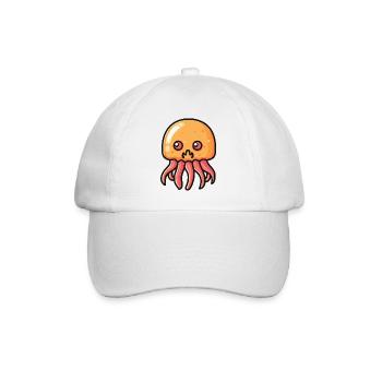 Méduse Halloween Bande dessinée drôle - Casquette classique - blanc/blanc - Devant