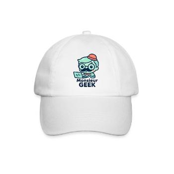 Monsieur Geek Codeur Chic - Casquette classique - blanc/blanc - Devant