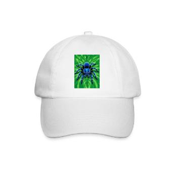 Gooty Sapphire Tarantula Brilliant blue spider - Baseball Cap - white/white - Front