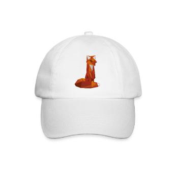 Fuchs - Baseballkappe - Weiß/Weiß - Vorne