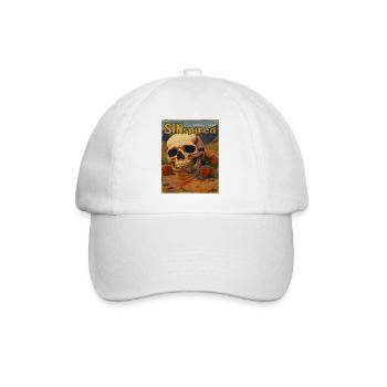 Inspiré par les péchés, Le Crâne dans le désert - Casquette classique - blanc/blanc - Devant