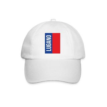 Lugano Souvenir T-Shirt Ticino - Baseball Cap - white/white - Front