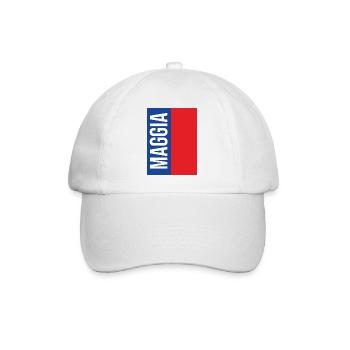 Maggia Ticino Souvenir T-Shirt - Baseball Cap - white/white - Front
