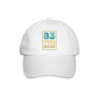 Age 83 - Baseball Cap - white/white - Front