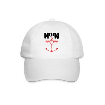 Design Project Moin Anker - Baseball Cap - white/white - Front