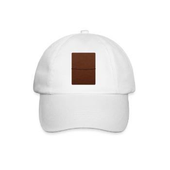 Journal en cuir - Casquette classique - blanc/blanc - Devant