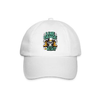 Danse en ligne, quoi d’autre ? - Casquette classique - blanc/blanc - Devant