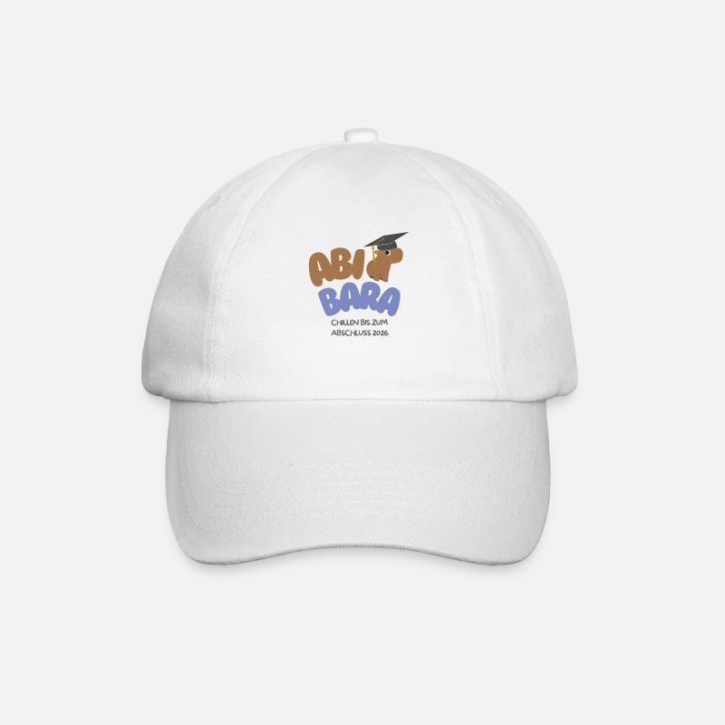 AbiBara 2026 Chilling until graduation - Baseball Cap - white/white