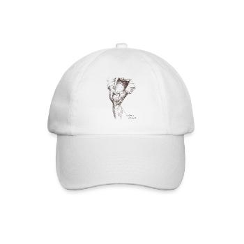 You can bend! - Baseball Cap - white/white - Front