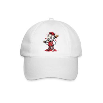Sweet Baseball Player Cartoon - Baseball Cap - white/white - Front