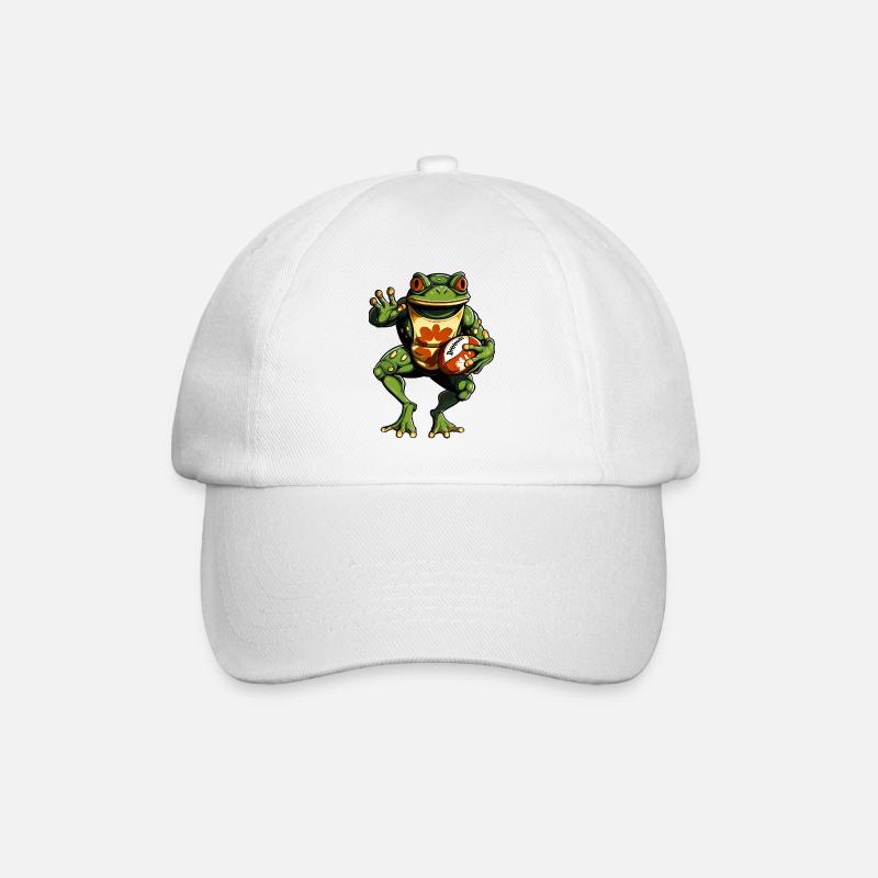 Frösche Rugby - Baseballkappe - Weiß/Weiß