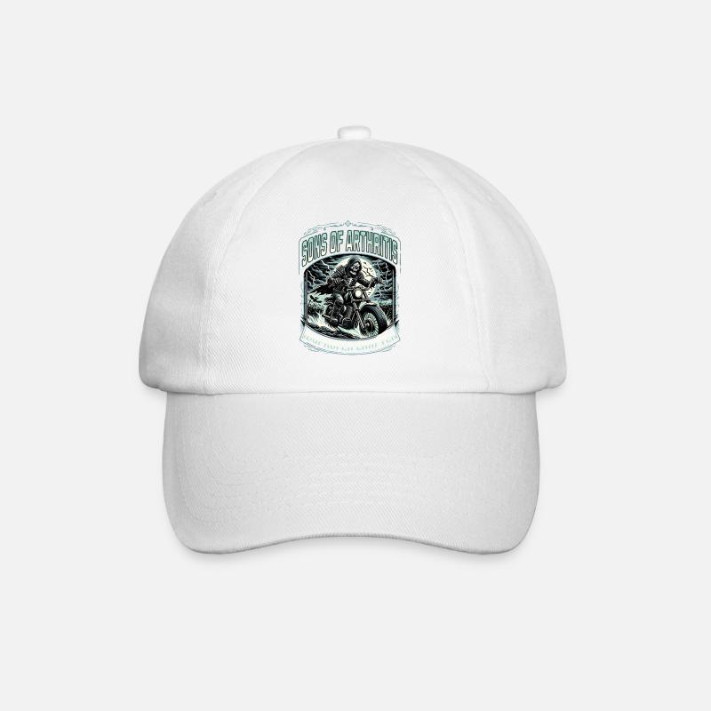 Fils de l’arthrite, chapitre Ibuprofène, Moto - Casquette classique - blanc/blanc