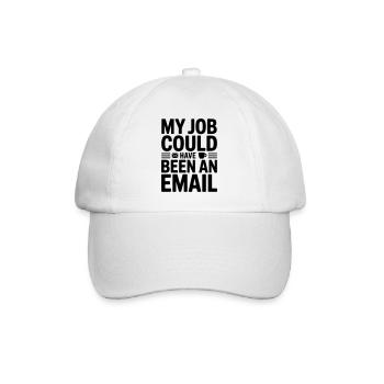 Office humor for employees - Baseball Cap - white/white - Front
