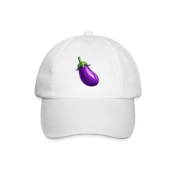 aubergine - Casquette classique - blanc/blanc - Devant