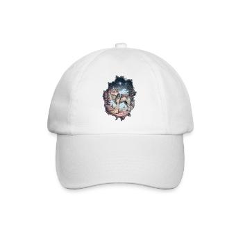 Wolf - Baseball Cap - white/white - Front