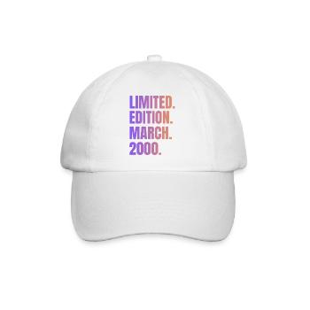 Limitierte Auflage März 2000 - Baseballkappe - Weiß/Weiß - Vorne