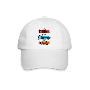 Mother Can Change the World Shirt - Baseball Cap - white/white - Front