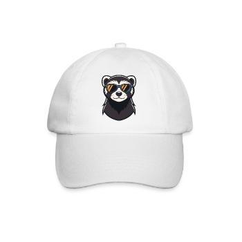 Furet Cool - Casquette classique - blanc/blanc - Devant