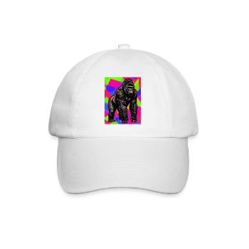 gorilla - Baseball Cap - white/white - Front