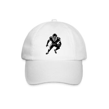 American-Football-Spieler - Baseballkappe - Weiß/Weiß - Vorne