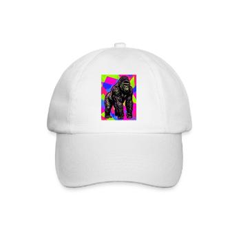 gorille - Casquette classique - blanc/blanc - Devant