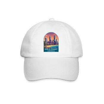 Art de voyage de Gold Coast Australia Surfers Paradise - Casquette classique - blanc/blanc - Devant