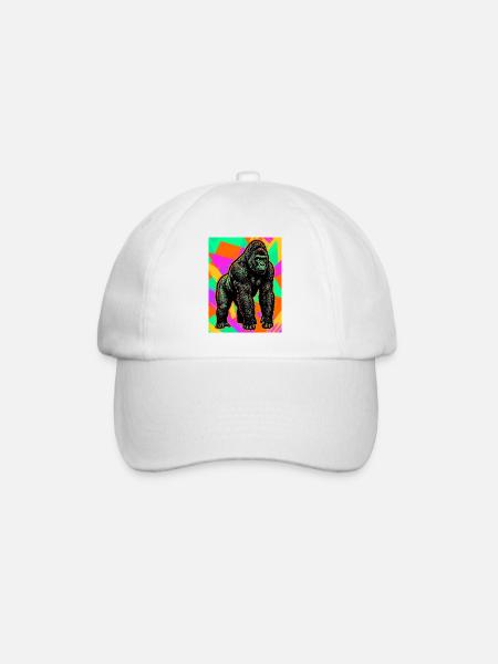 gorille - Casquette classique - blanc/blanc