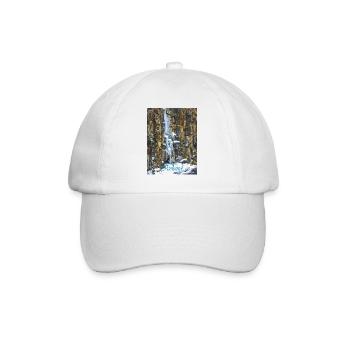 Iceland Waterfall - Baseball Cap - white/white - Front