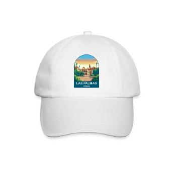 Las Palmas Spain Vintage Travel Poster - Baseball Cap - white/white - Front