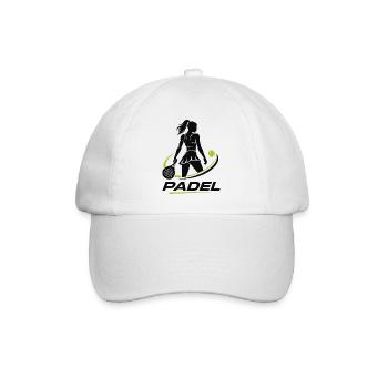 Padel Girl - Baseballkappe - Weiß/Weiß - Vorne