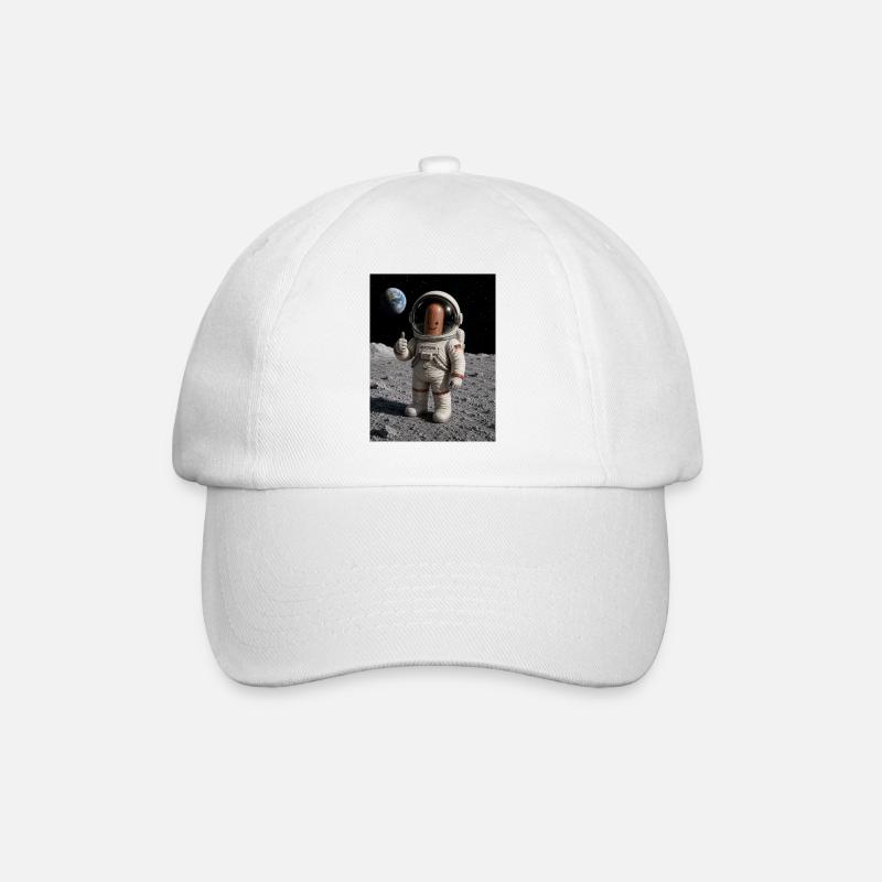 Astronaut Würstchen 1 - Baseballkappe - Weiß/Weiß
