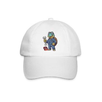 Héros mécanicien Tortue - Casquette classique - blanc/blanc - Devant