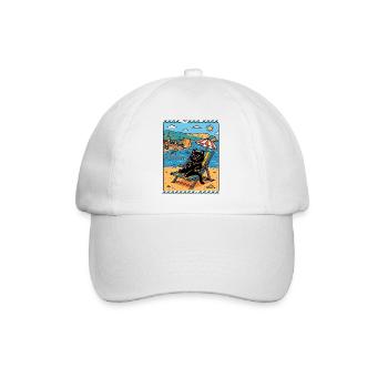 Montenegro Travel Balkans Adriatic Coast Mountains - Baseball Cap - white/white - Front