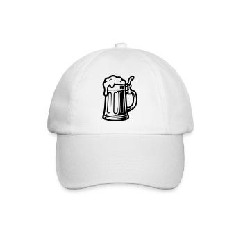 Bière Beer Symbol Beer - Casquette classique - blanc/blanc - Devant