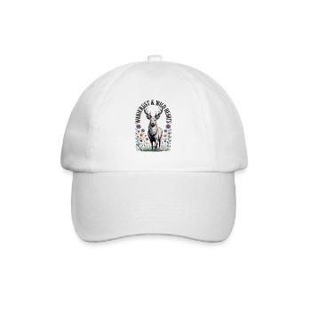 Cerfs parmi les fleurs de la nature - Casquette classique - blanc/blanc - Devant