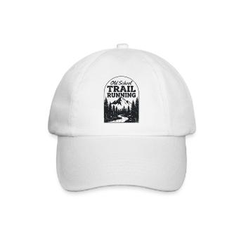 Course sur sentier à l’ancienne - Casquette classique - blanc/blanc - Devant