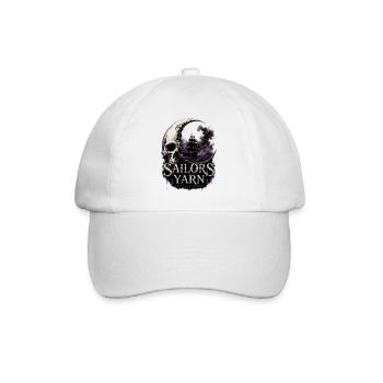Voyage de nuit | Voiles de Yarn par Cap’nKush - Casquette classique - blanc/blanc - Devant