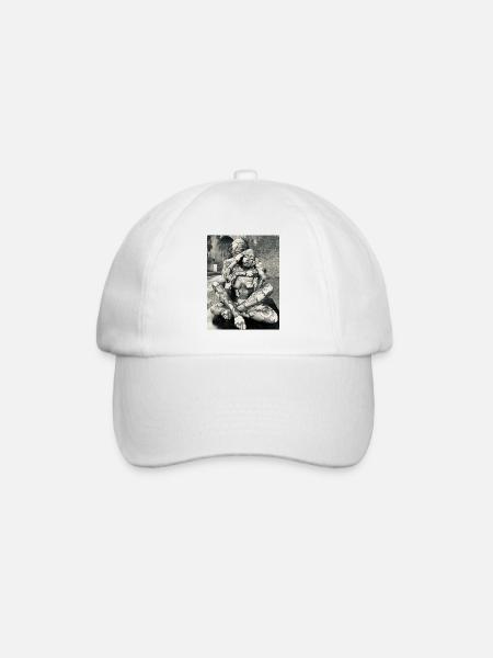 Duo-Körpergeometrie - Baseballkappe - Weiß/Weiß