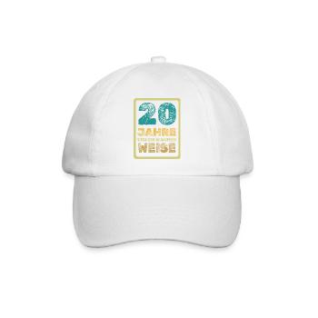 20 - Baseballkappe - Weiß/Weiß - Vorne