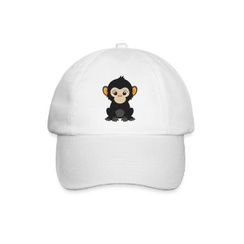Bébé gorille - Casquette classique - blanc/blanc - Devant