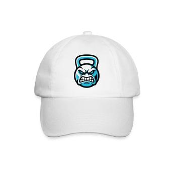 Kettlebell Devil Graphic - Baseball Cap - white/white - Front