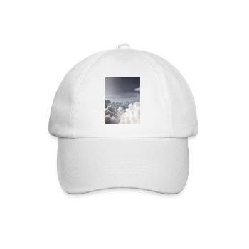 Cloudy Sky Dream Landscape - Baseball Cap - white/white - Front